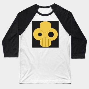 Bio-mech skull (black background) Baseball T-Shirt